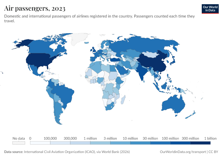 A thumbnail of the "Air passengers" chart