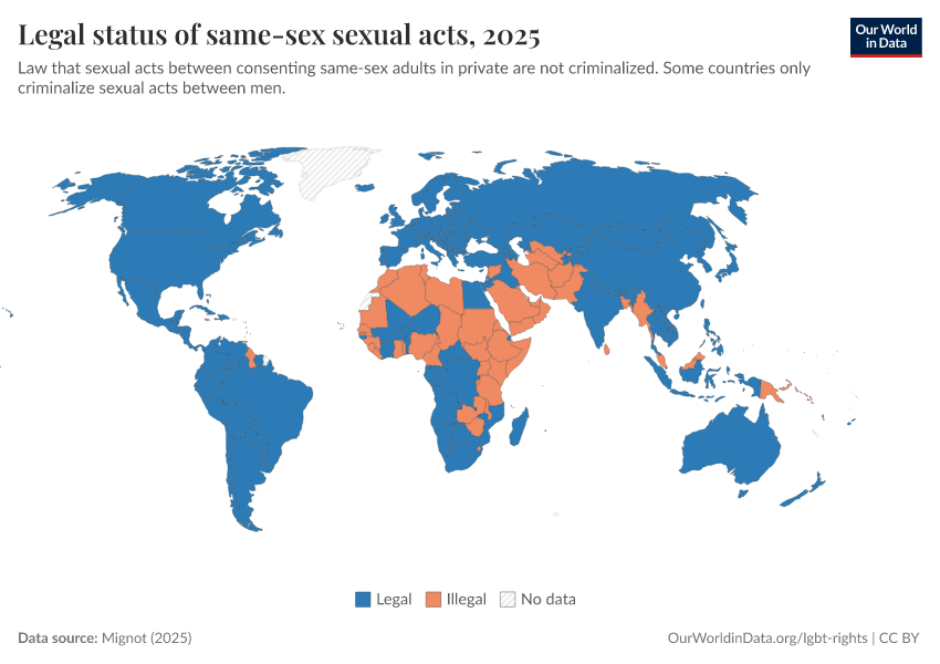 A thumbnail of the "Legal status of same-sex sexual acts" chart