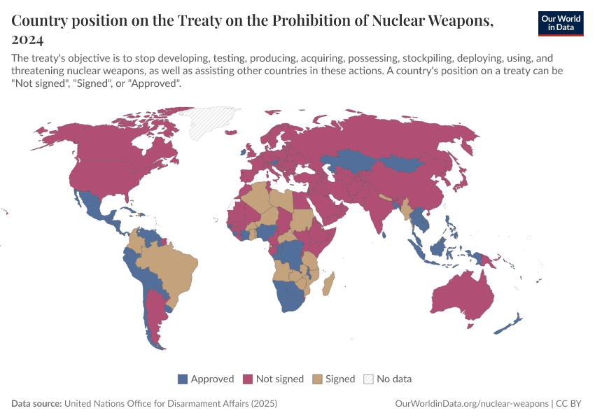 A thumbnail of the "Country position on the Treaty on the Prohibition of Nuclear Weapons" chart