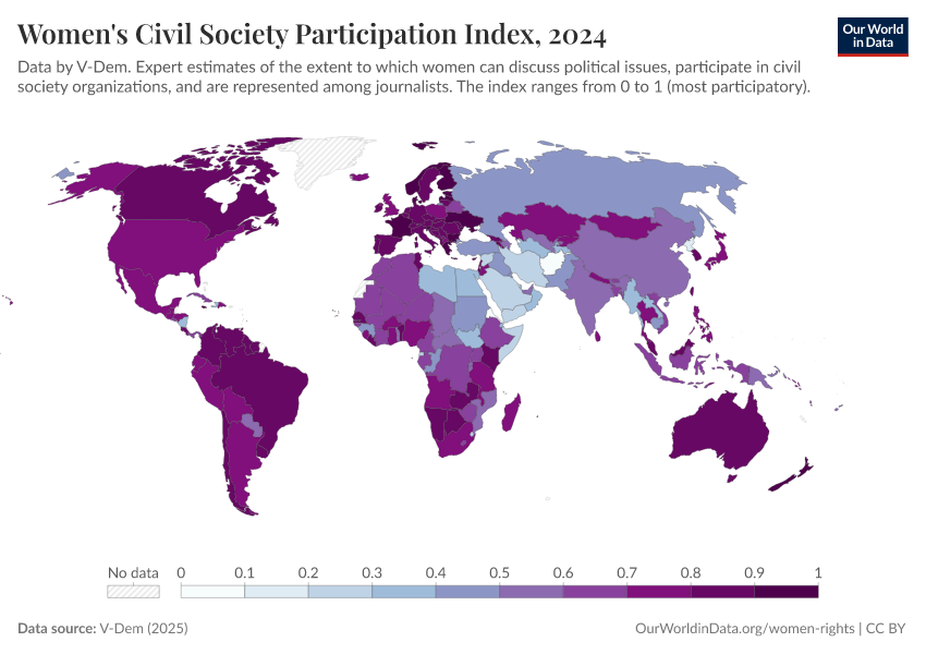 A thumbnail of the "Women's Civil Society Participation Index" chart